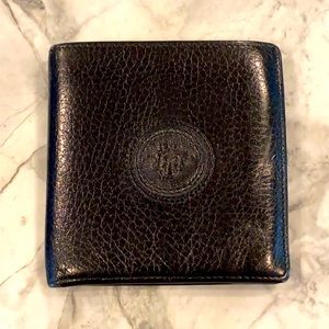 Authentic Men’s Versace gold leather wallet